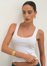 Gold Hammered Wide Cuff Bangle Bracelet