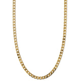 Silver-Tone Curb Chain Necklace