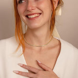 Gold-Tone Tennis Necklace
