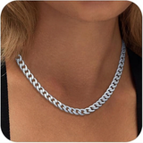 Gold-Tone Cuban Link Chain Necklace