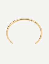 Gold Minimalist Open Cuff Choker Necklace