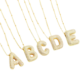 Gold-Tone Crystal Letter S Pendant Necklace