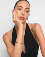 Gold Classic Thin Bangle Bracelet