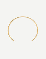 Gold Minimalist Open Collar Choker Necklace