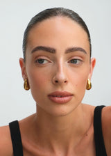Eira Sculpted Teardrop Earrings