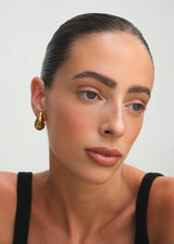 Eira Sculpted Teardrop Earrings
