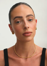 Gold Minimalist Open Collar Choker Necklace