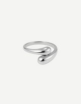 Gold Sculptural Twisted Open Adjustable Ring