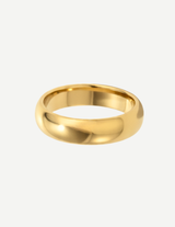 Gold Chunky Domed Bangle Bracelet