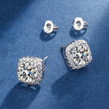 Silver-Tone Crystal Jewellery Set
