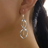 Gold-Tone Infinity Drop Earrings
