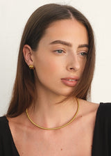 Gold Minimalist Thin Collar Necklace