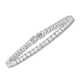 Silver-Tone Tennis Bracelet