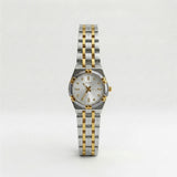 Two-Tone Silver and Gold Stainless Steel Analog Wristwatch